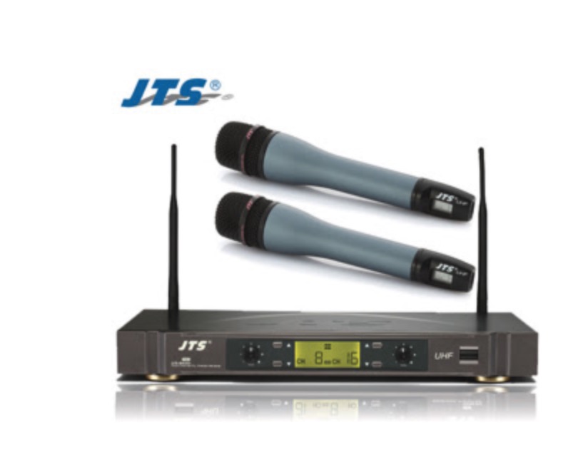 KIT DE 2 MICROS BALADEUR SANS FIL UHF JTS MH920 X2
